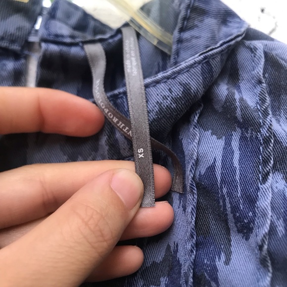 Anthropologie Blue Camo Pleated Dress Womens Size XSmall - Picture 8 of 16